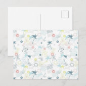 Zomerpatroon Briefkaart (Voorkant / Achterkant)