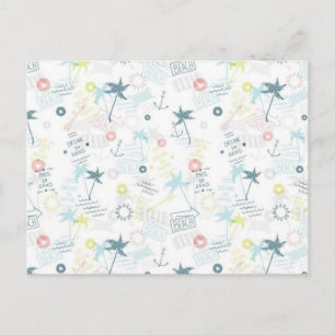 Zomerpatroon Briefkaart