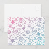 Zomerpatroon Briefkaart (Voorkant / Achterkant)