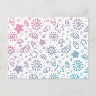 Zomerpatroon Briefkaart