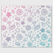 Zomerpatroon Cadeaupapier (Vlak)