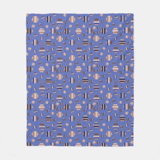 zomerpatroon fleece deken (Voorkant)
