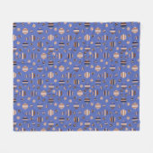 zomerpatroon fleece deken (Voorkant (Horizontaal))