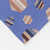 zomerpatroon fleece deken (Hoek)