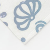 Zomerpatroon Fleece Deken (Hoek)