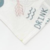 Zomerpatroon Fleece Deken (Hoek)