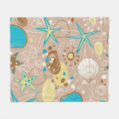 Zomerpatroon Fleece Deken (Voorkant (Horizontaal))