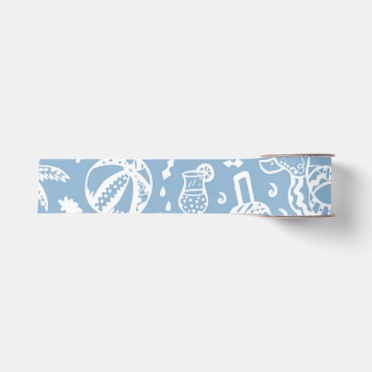 Zomerpatroon Grosgrain Lint (Voorkant)