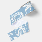 Zomerpatroon Grosgrain Lint (Achterkant)