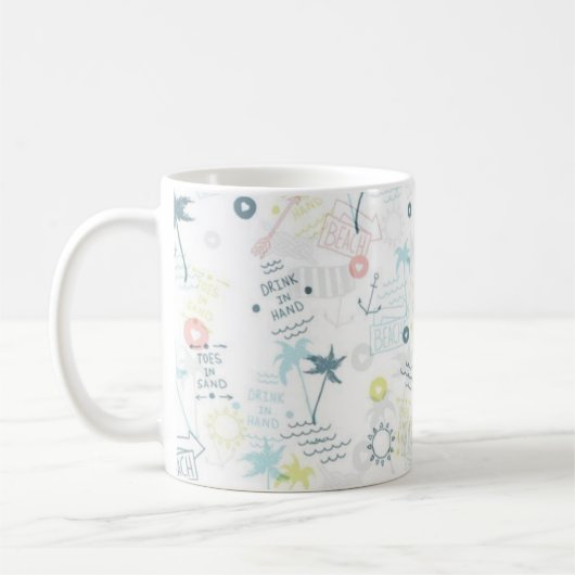 Zomerpatroon Koffiemok (Links)
