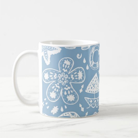 Zomerpatroon Koffiemok (Links)
