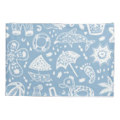 Zomerpatroon Kussensloop (Achterkant)