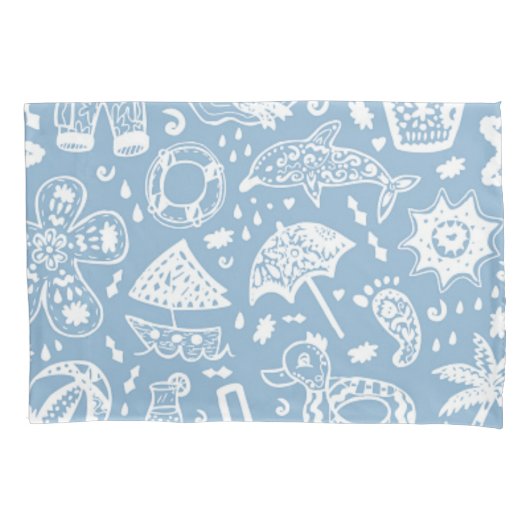 Zomerpatroon Kussensloop (Voorkant)