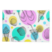 Zomerpatroon Kussensloop (Achterkant)