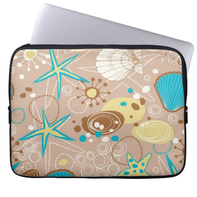 Zomerpatroon Laptop Sleeve (Voorkant)