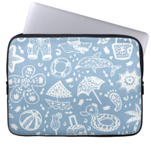 Zomerpatroon Laptop Sleeve