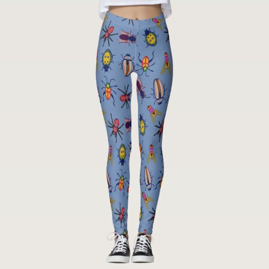  zomerpatroon leggings (Voorkant)