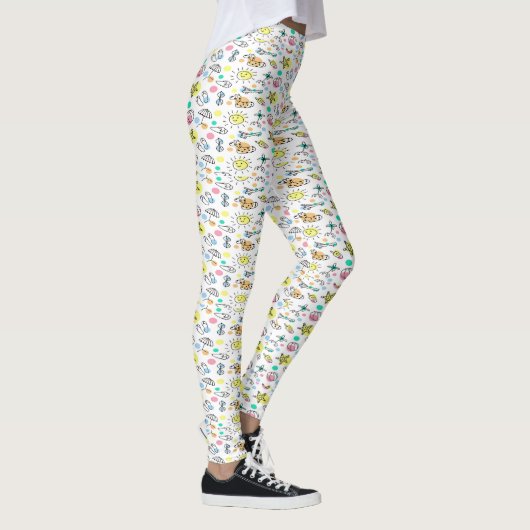 Zomerpatroon Leggings (Rechts)