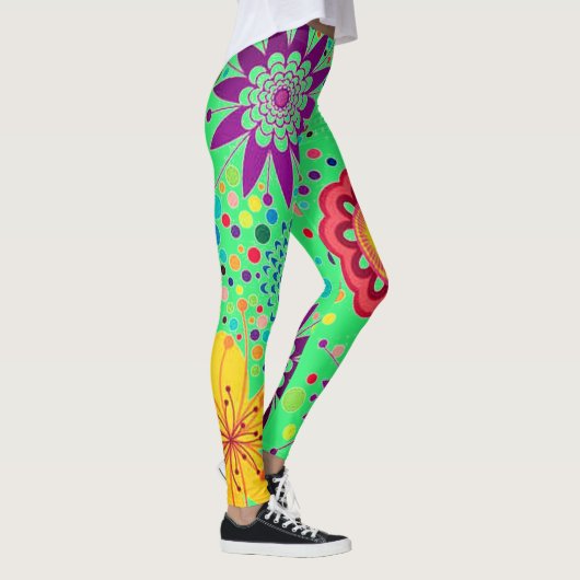 Zomerpatroon Leggings (Rechts)