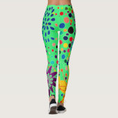Zomerpatroon Leggings (Achterkant)