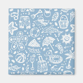 Zomerpatroon Magneet (Voorkant)