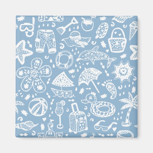 Zomerpatroon Magneet (Voorkant)