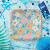 Zomerpatroon Papieren Bordje (Feest)