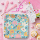 Zomerpatroon Papieren Bordje (Feest)