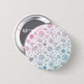 Zomerpatroon Ronde Button 5,7 Cm (Voorkant /achterkant)