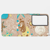 Zomerpatroon Samsung Galaxy Hoesje (Linkerkant)