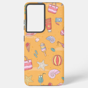 Zomerpatroon Samsung Galaxy Hoesje