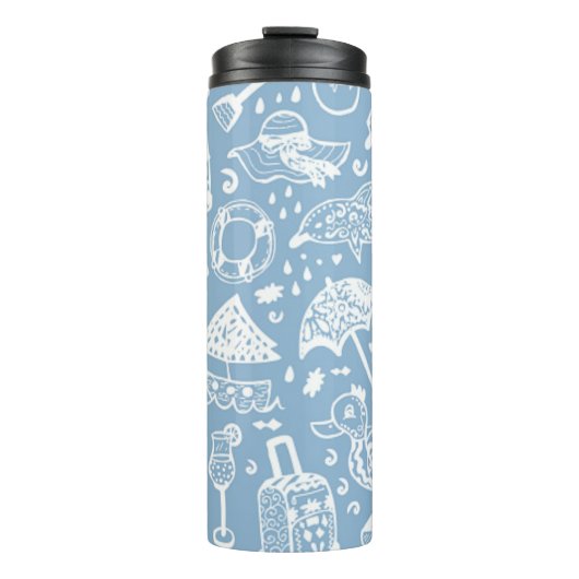 Zomerpatroon Thermosbeker (Voorkant)