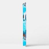 Zomerpatroon, tropische bomen, hemel. Case-Mate iPhone case (Achterkant / Rechts)
