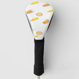 zomerpatroon van oranje sap golfheadcover