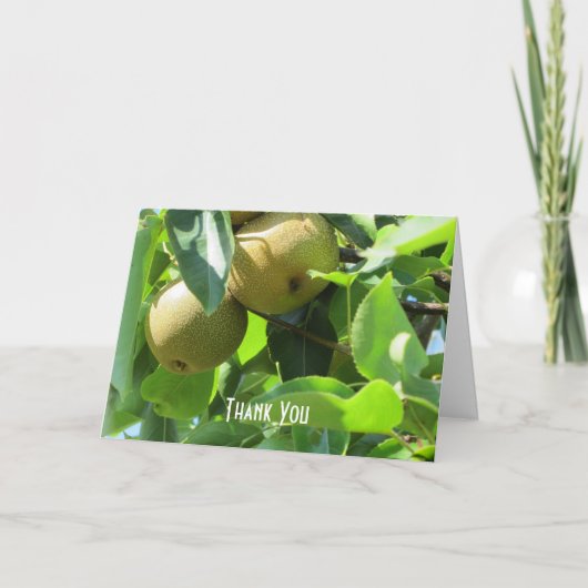 Zomerperen Bedankkaart (Voorkant)