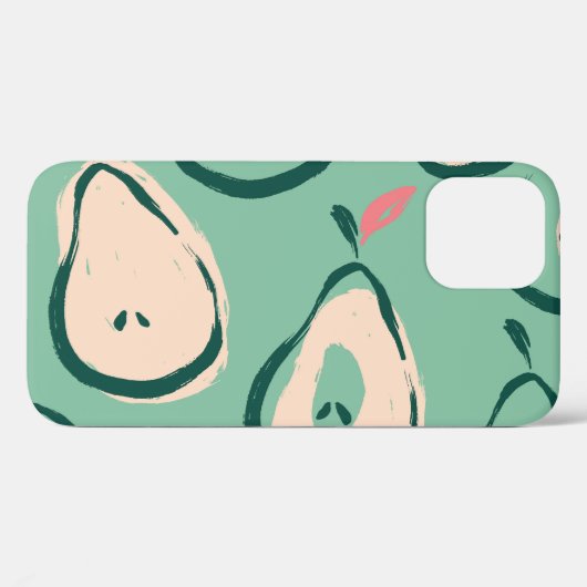 Zomerperen: vers fruitpatroon. Case-Mate iPhone case (Achterkant (horizontaal))