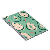 Zomerperen: vers fruitpatroon. notitieboek (Rechterzijde)