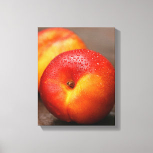 zomerperziken canvas afdruk