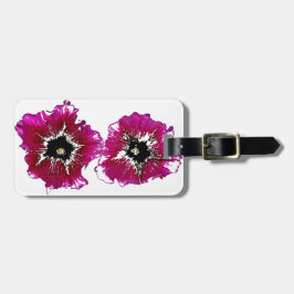 Zomerpetunia's Bagagelabel