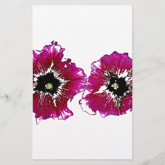 Zomerpetunia's Briefpapier (Voorkant)