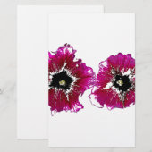 Zomerpetunia's Briefpapier (Voorkant / Achterkant)