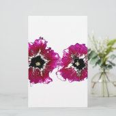 Zomerpetunia's Briefpapier (Staand voorkant)