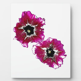 Zomerpetunia's Fotoplaat