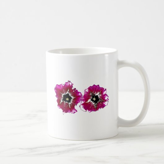 Zomerpetunia's Koffiemok (Rechts)