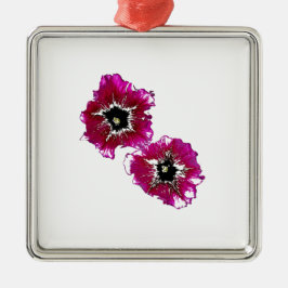 Zomerpetunia's Metalen Ornament