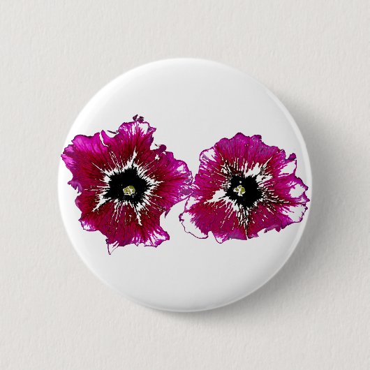Zomerpetunia's Ronde Button 5,7 Cm (Voorkant)
