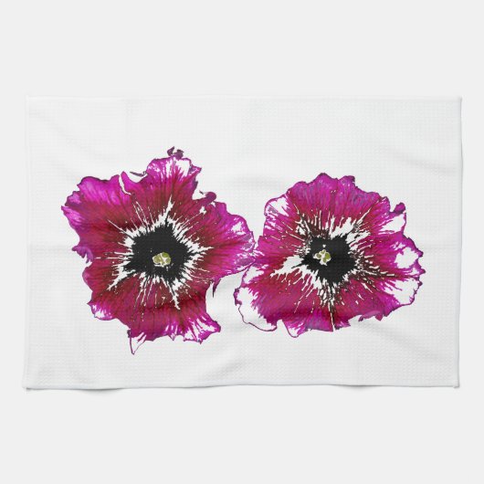 Zomerpetunia's Theedoek (Horizontaal)