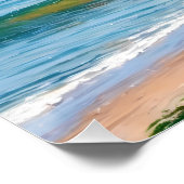 Zomerpicknick aan de Kust Perfect Poster (Hoek)