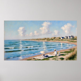 Zomerpicknick aan de Kust Poster