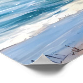 Zomerpicknick aan de Kust Poster (Hoek)